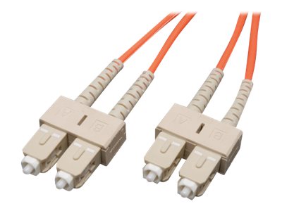 Tripp Lite 0.3M Duplex Multimode 62.5/125 Fiber Optic Patch Cable SC/SC 1' 1ft 0.3 Meter