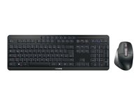 CHERRY STREAM DESKTOP ULTIMATE Sæt med mus og tastatur Saks Hvid Trådløs Kablet USA