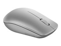 Lenovo 530 Wireless Mouse - Mouse - right and left-handed - optical - 3 buttons - wireless - 2.4 GHz - USB wireless receiver - platinum gray