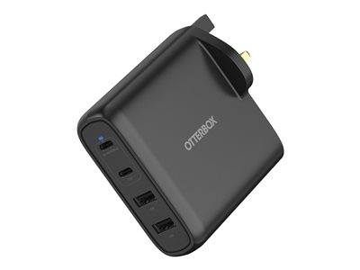 OB STANDARD UK WALL CHARGER 100W GAN - 2X USB-C + 