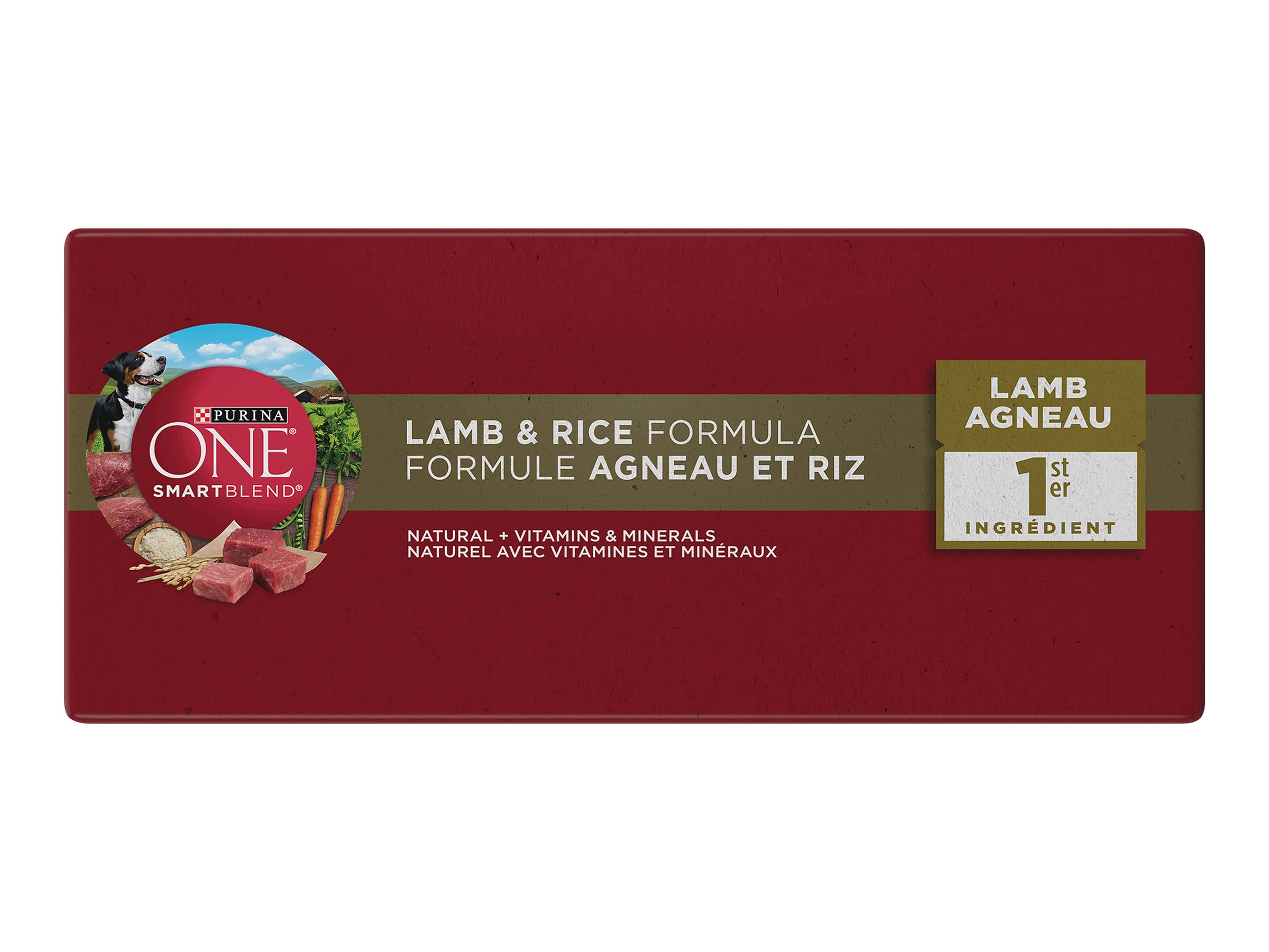 Purina One Smartblend Dog Food - Lamb and Rice Formula - 1.81kg