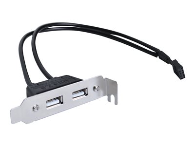 SIIG 2-Port USB 2.0 Low Profile Extension Bracket