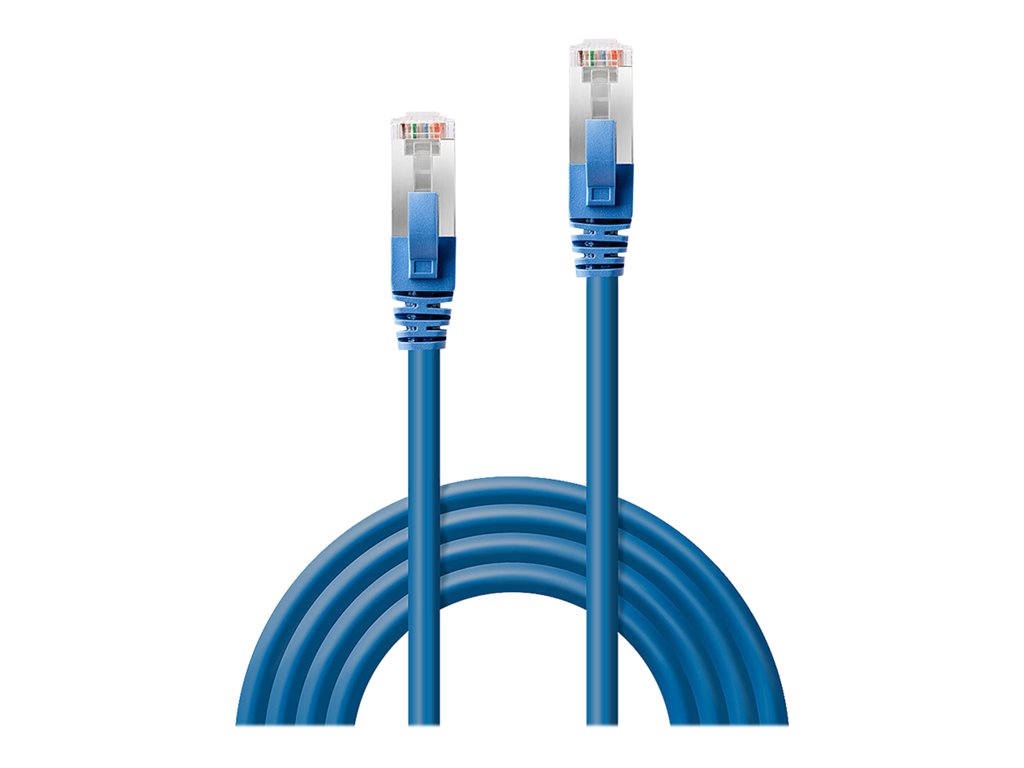 LINDY S/FTP Cat.6 Cable Blue 0.3m