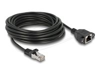 DeLOCK CAT 6 S/FTP 5m Forlængerkabel til netværk Sort