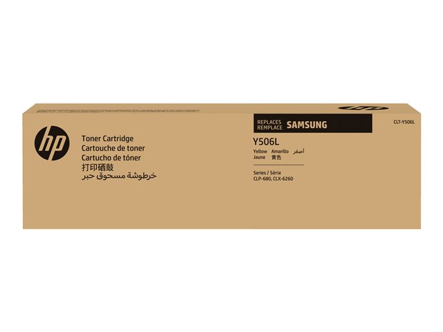 Hp Clt Y506l High Yield Yellow Original Toner Cartridge Su515a