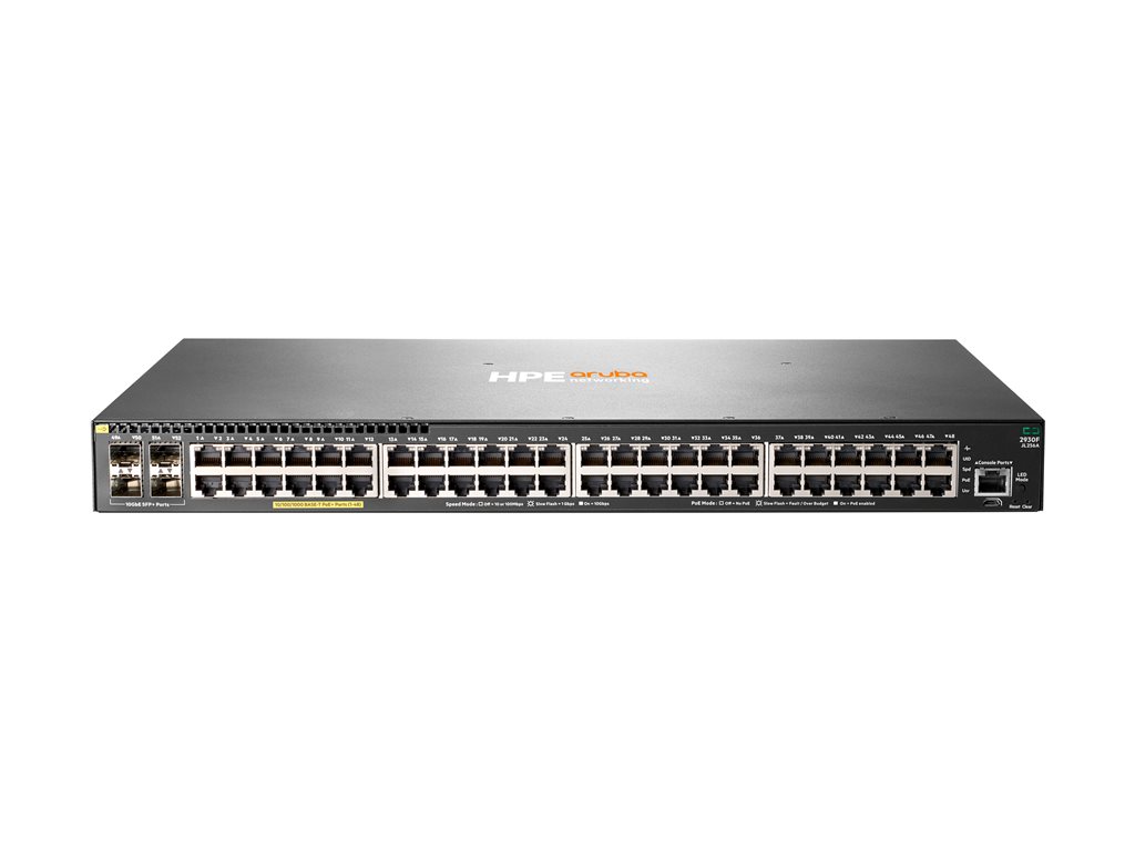 HPE Aruba 2930F Switch 48G PoE+ 4SFP+