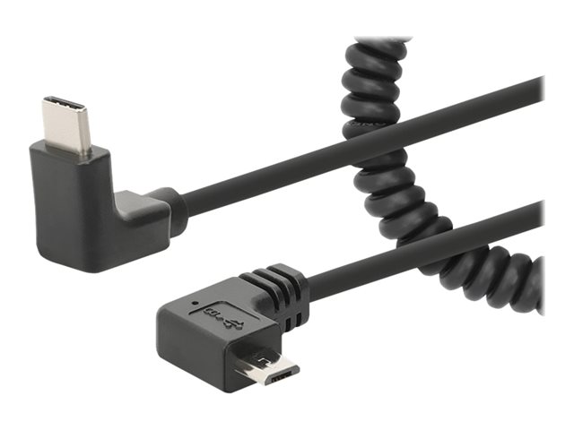 Manhattan USB-C to Micro-USB Cable, 1m, Male to Ma