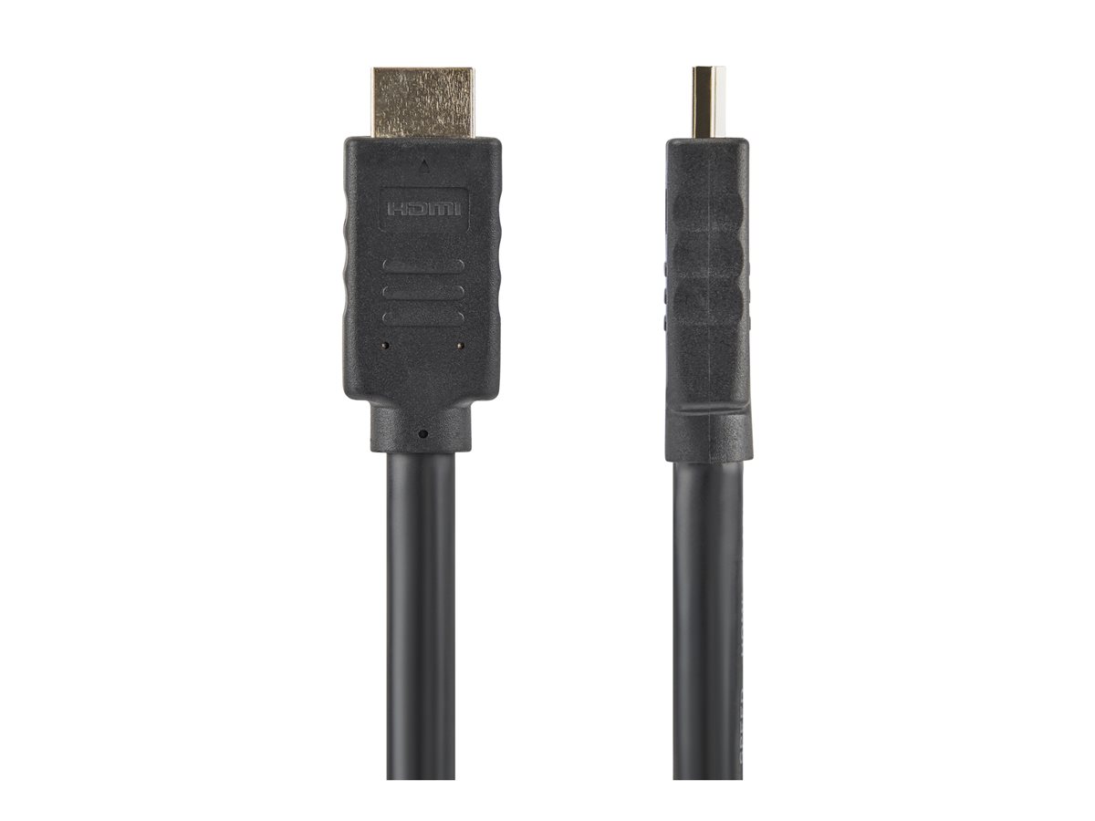 StarTech.com 15m(50ft) HDMI 2.0 Cable, 4K 60Hz Active HDMI Cable, CL2 Rated for In Wall Installation, Long Durable High Speed Ultra-HD HDMI Cable, HDR 10, 18Gbps, Male to Male Cord, Black - Al-Mylar EMI Shielding (HD2MM15MA) - HDMI kabel - 15 m – foto 4