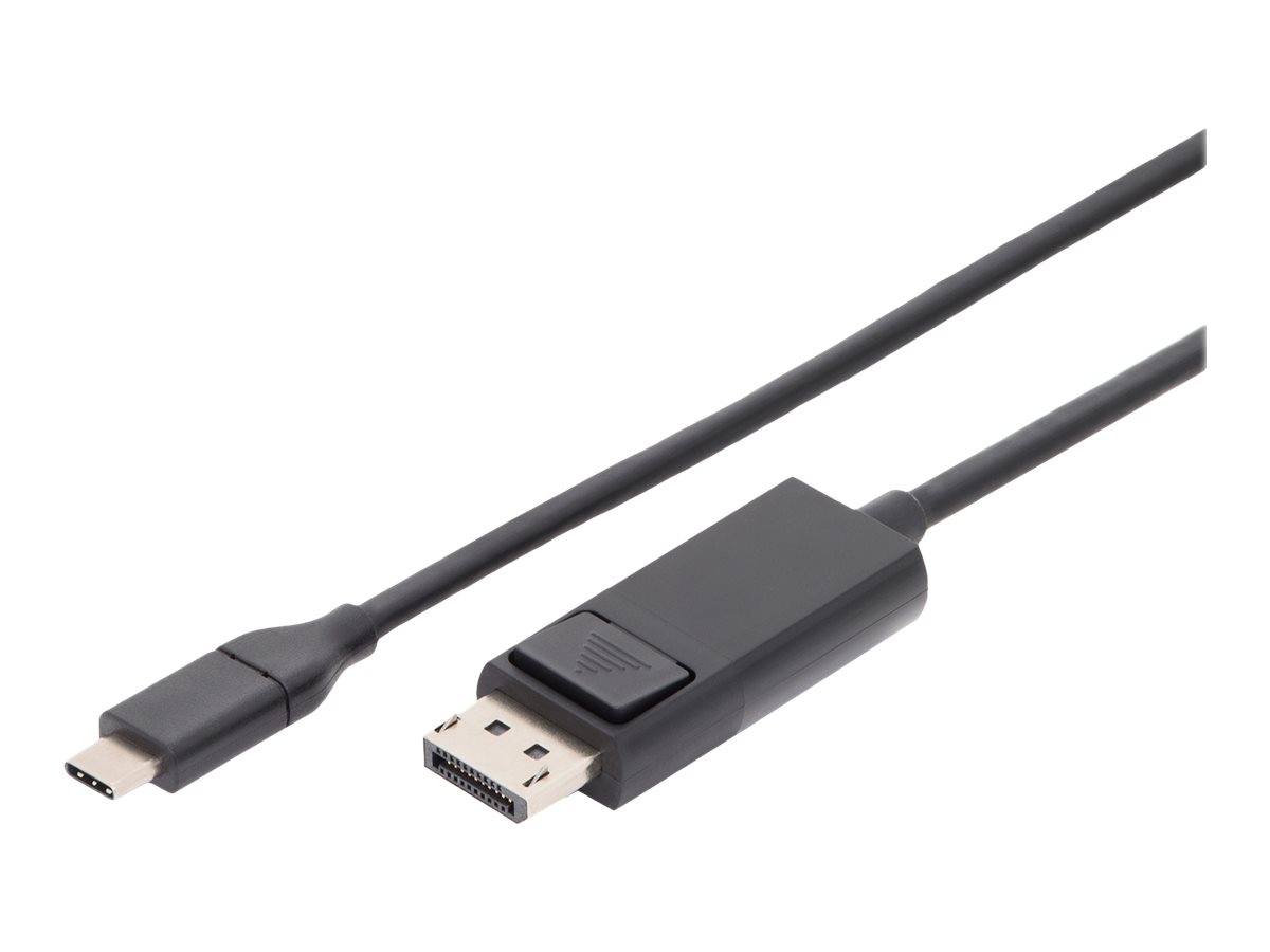 DIGITUS DisplayPort cable USB-C to DisplayPort 1.8 Usage / lifestyle Left-angle 73600