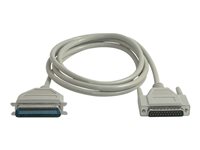 C2G Printer cable DB-25 (M) to 36 pin Centronics (M) 6 ft beige