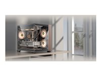 Antec CX600M Wood ARGB Tower ATX Sort Brun Transparent