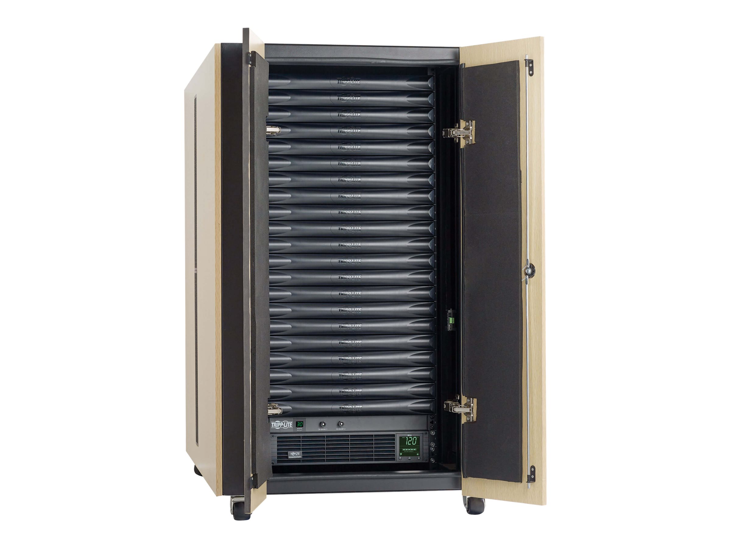 Tripp Lite EdgeReady Micro Data Center, 21U, Quiet, 3 kVA UPS, Network Management and PDU, 120V Kit