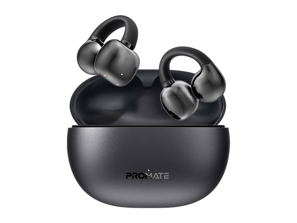 Promate AirClip true wireless earphones with Product shot Front 79800