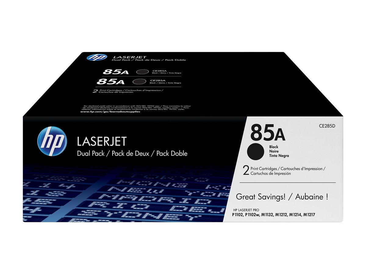 HP 2x Toner CE285A black HV
