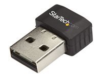 StarTech.com Adaptateur USB WiFi - AC600 - Adaptateur réseau sans fil nano bi-bande 802.11ac 1T1R - 2,4 GHz / 5 GHz (USB433ACD1X1)