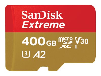 SanDisk Extreme - Flash memory card (microSDXC to SD adapter included)