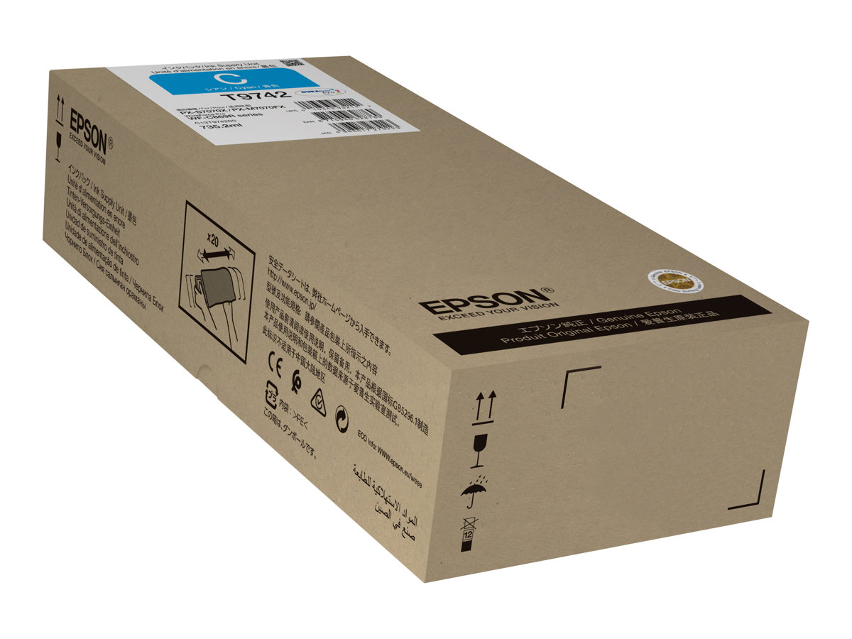 Epson T9742 - velikost XXL - azurová - originální - inkoustová sada – foto 3