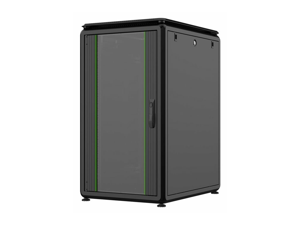 Lanview by Logon RDL20U68BL Netzwerkschrank 20U 600 x 800 mm Schwarz
