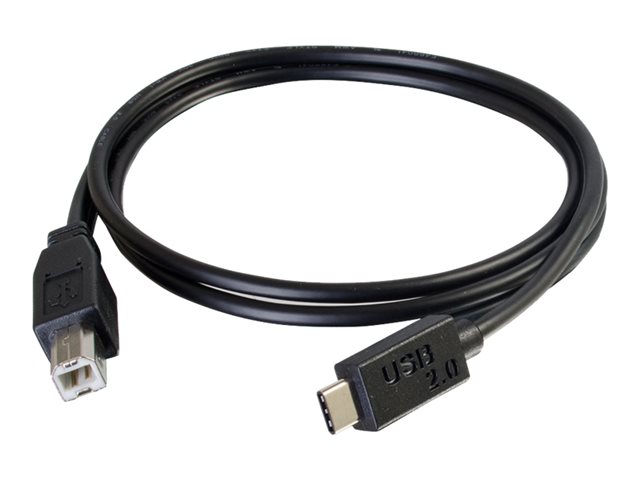 C2G 10ft USB C to USB B Cable - USB C 2.0 to USB B - M/M - USB kabel typ C - USB typ B do 24 pin USB-C - 3.05 m – foto 4