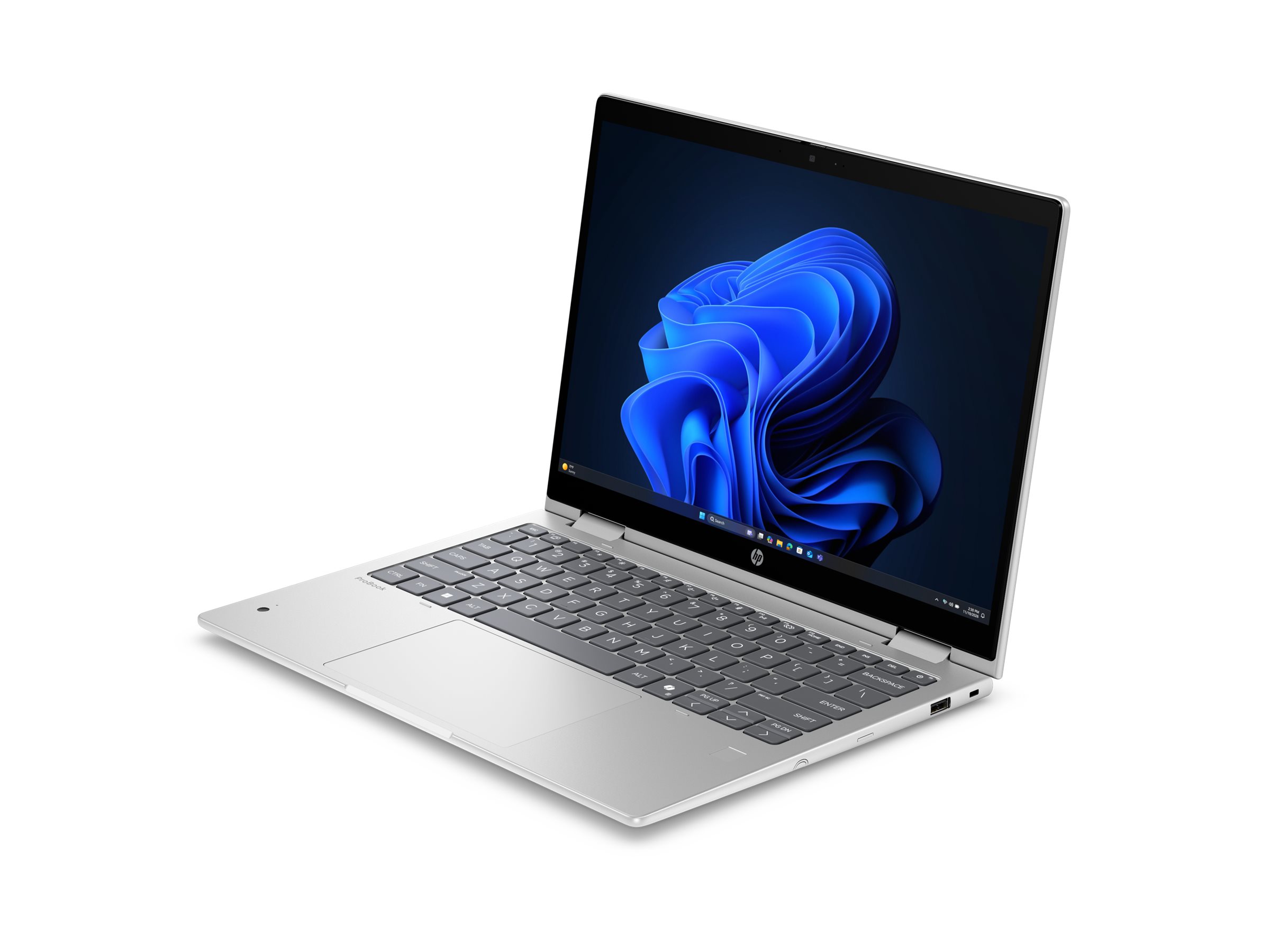 HP ProBook 4 Flip G2i Notebook AI PC 13.3 Intel Core 7 350 16 GB RAM 512 GB Product shot Ports / controls 75750