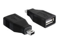 DeLOCK USB 2.0 USB-adapter Sort