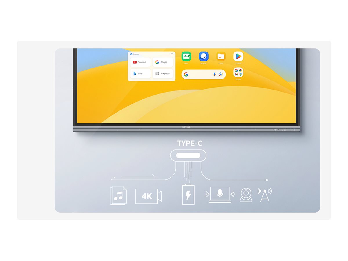 MAXHUB U8630 U3 Series, 86" LED-backlit LCD display, 4K, for education - Image 4