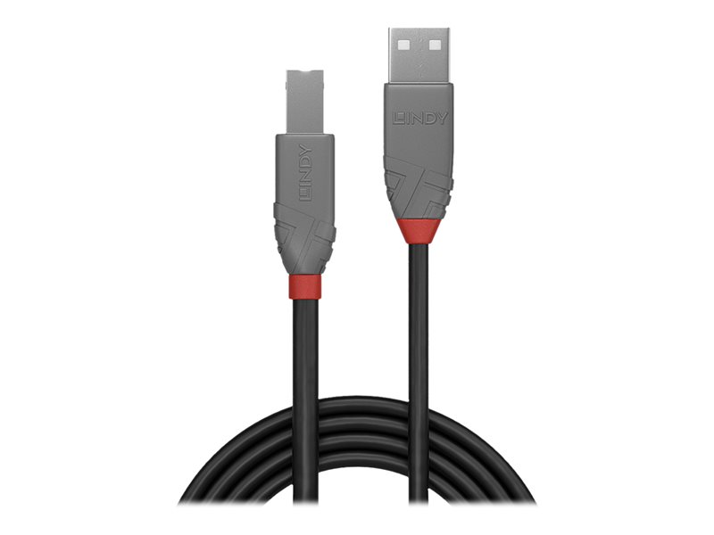 C ble USB 2.0 type A vers B, Anthra Line, 1m