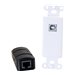 C2G USB Over Cat5/Cat6 Wall Plate to Box Extender