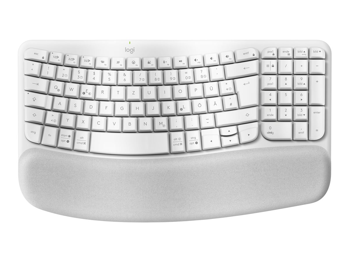 Logitech Ergo Series - klávesnice - QWERTZ - německá - bělavá Vstupní zařízení