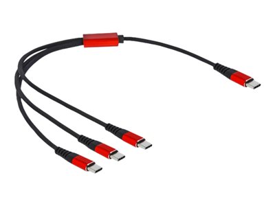 DELOCK USB Ladekabel 3in1 USB Type-C 30 Kabel & Adapter