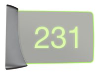 Crestron SSW-100-EL - without engraving - meeting room availability sign