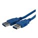 StarTech.com 6 ft / 2m SuperSpeed USB 3.0 Cable A to A - USB 3 A (m) to USB 3 A (m) (USB3SAA6) - USB cable - USB Type A to USB Type A - 6 ft