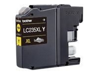 Brother LC235XLY Super High Yield yellow original ink Product shot Right-angle 76400