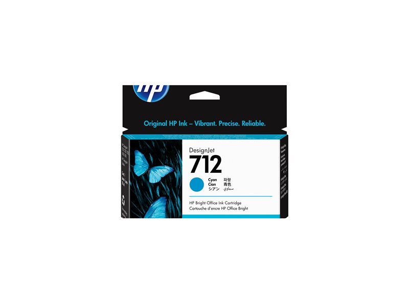 HP 712 29-ml Cyan DesignJet Ink