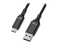 OtterBox USB 2.0 USB Type-C kabel 1m Sort