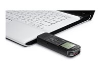 Sony 4GB+SD Voice Recorder - Black - ICDPX470