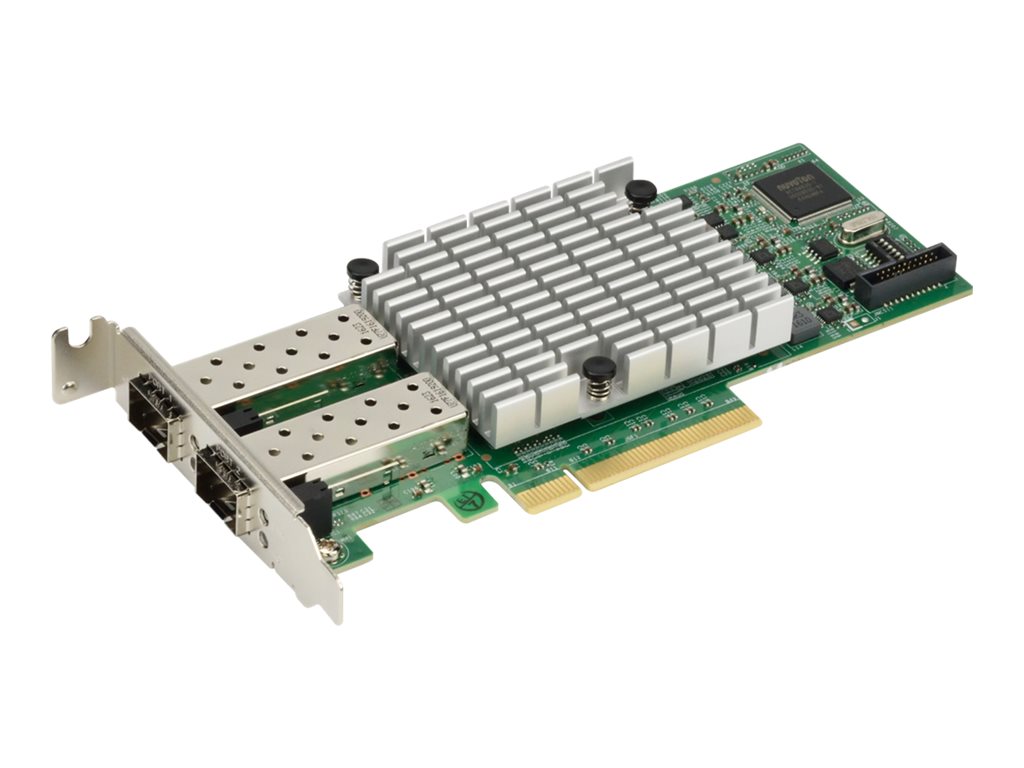 Supermicro Standard Low profile 2-port 25GbE with SFP28 connectors, based on Intel XXV710 chipset AO