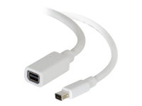 C2G 6ft Mini DisplayPort Extension Cable M/F - White