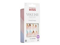KISS VOGUISH Fantasy French Designs False Nails Kit - Almond - Charmante - 28's
