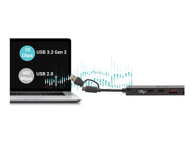 I-TEC USB-C Metal HUB 2xUSB 3.0 2xUSB-C