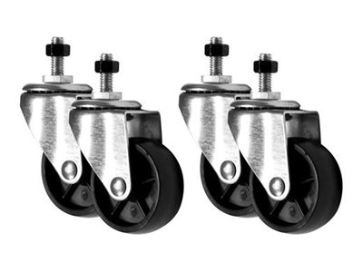 Dynamix AVRCW2-4PK rack casters Product shot Left-angle 79150