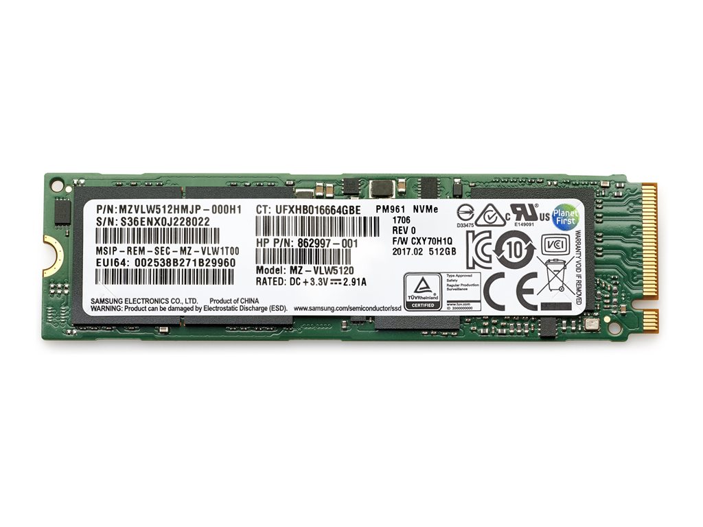 HP SSD 512Go PCIe NVME TLC
