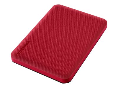 Toshiba Canvio Advance Portable Hard Drive - Red - 4TB - HDTCA40XR3CA