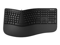 Microsoft Ergonomic Keyboard Tastatur Kablet Fransk