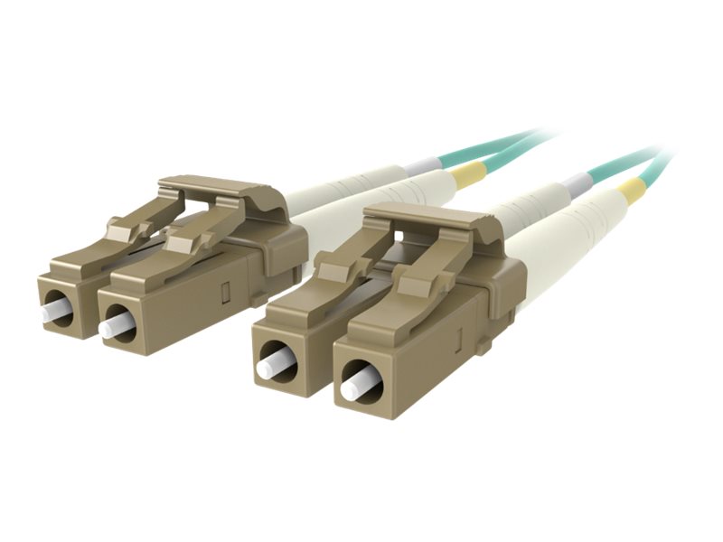 Belkin 4M Fiber Optic Cable; 10GB Aqua Multimode LC/LC Duplex, 50/125 OM3