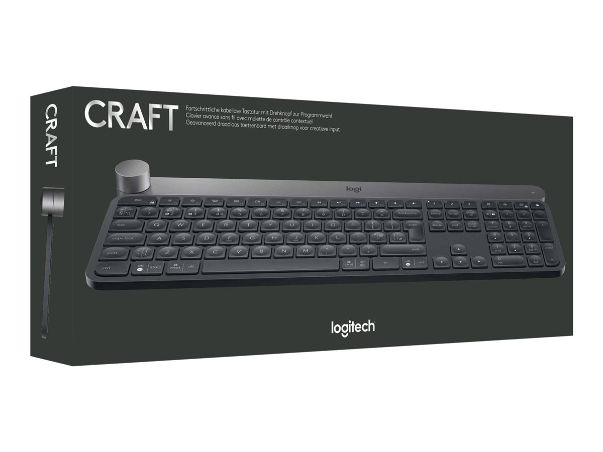 Logitech Craft Advanced with Creative Input Dial - klávesnice - QWERTY - britská Vstupní zařízení – foto 4