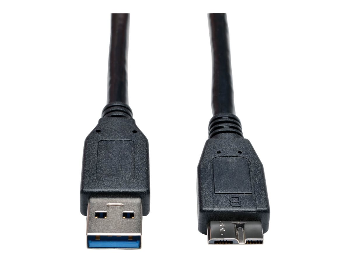 Tripp Lite 6ft USB 3.0 SuperSpeed Device Cable USB-A Male to USB Micro-B Male Black 6'