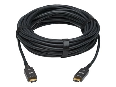 Tripp Lite High-Speed Armored HDMI Fiber Active Optical Cable (AOC) - 4K @  60 Hz, HDR, 4:4:4, M/M, Black, 10 m - HDMI cable - 33 ft