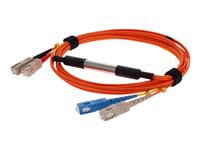 AddOn - Câble de conditionnement multimode - SC/UPC multimode (M) pour SC/UPC multimode, mode unique SC/UPC (M) - 5 m 