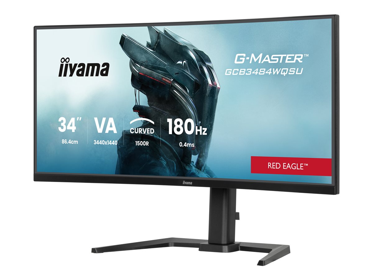 iiyama G-MASTER Red Eagle GCB3484WQSU-B1 - LED monitor - zakřivená - 34" - HDR – foto 2